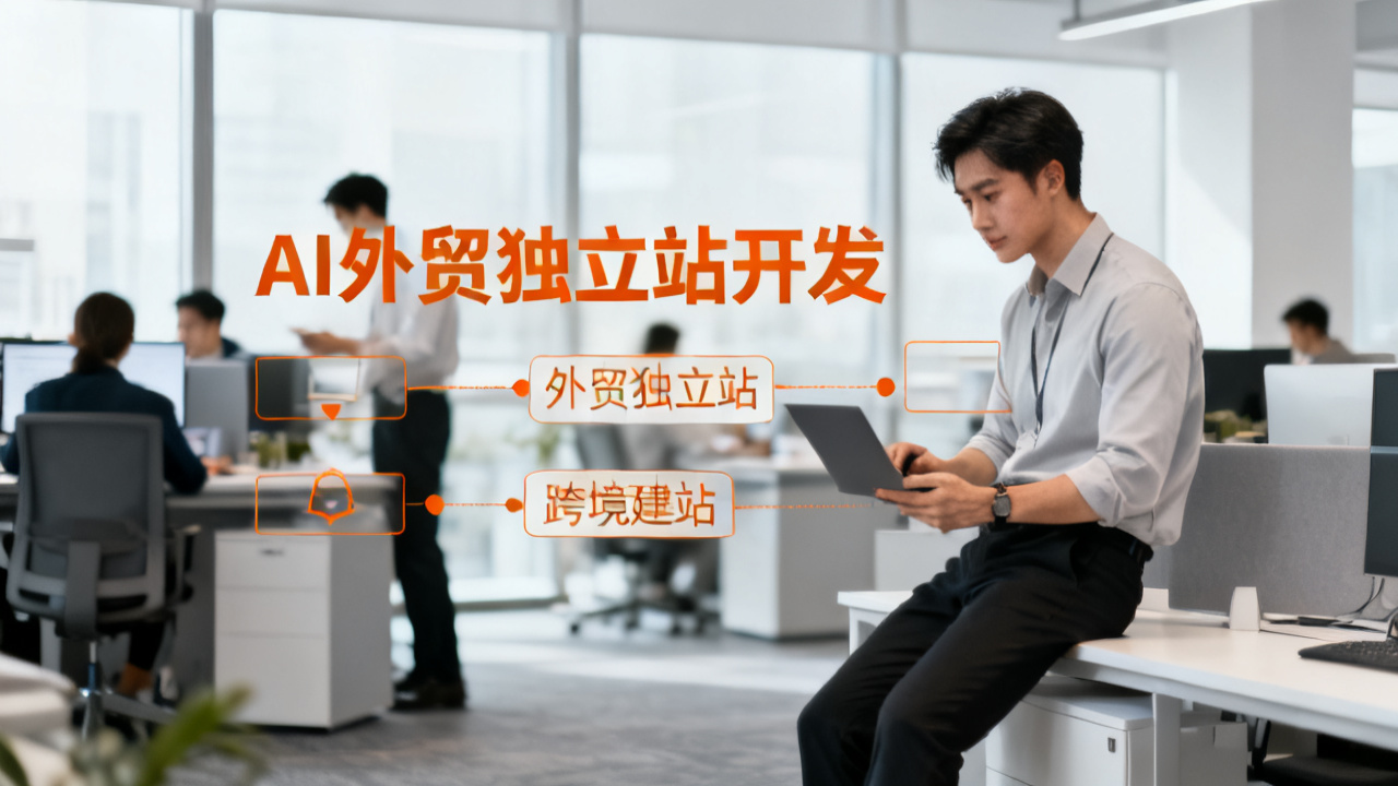 AI外贸独立站开发配图